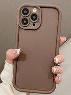 $10 christmas gifts Simple Solid Matte Anti Drop Soft Case Compatible With  iPhone15Promax Christmas Gift For Friends, Classmates Or Oneself