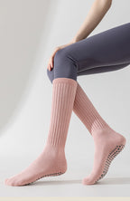 long pilates grip socks