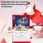 $10 christmas gifts Pop Up Keychain Folding Book Pop Up Toy For Christmas Backpack Charm Creative Christmas Tree Ornaments 3D Christmas Scene Books