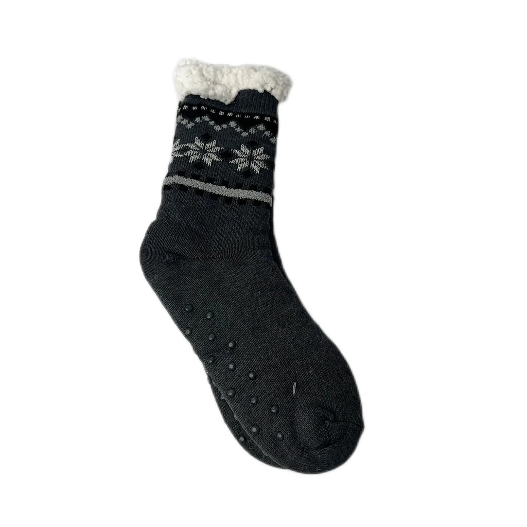 Christmas Winter Warm Socks Men Fluffy Short Plus Velvet Soft Thermal Non Slip Floor Fuzzy Sock