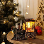 $10 christmas gifts Christmas Train Decor Light Up Retro Christmas Train Figurine Holiday Decor Battery-Operated LED Christmas Train For Parties
