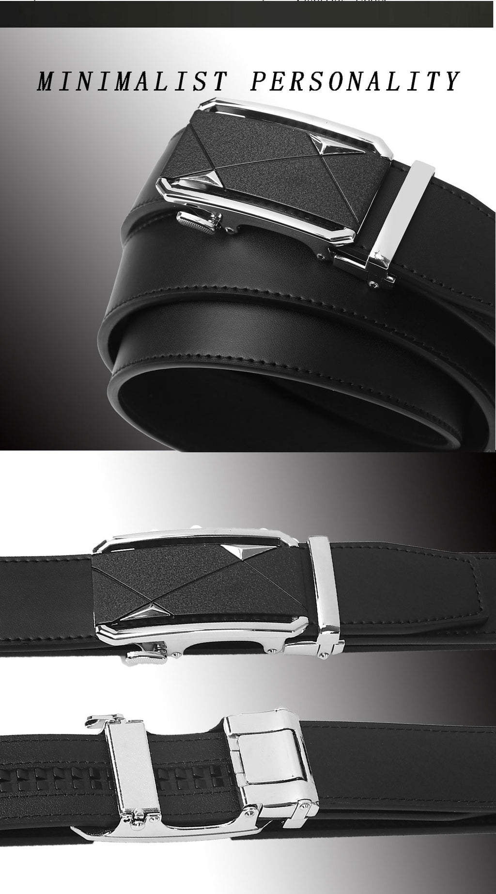 New Designer Belt Men Man Leather Automatic Buckle Luxury High-end Pure Leather Belt