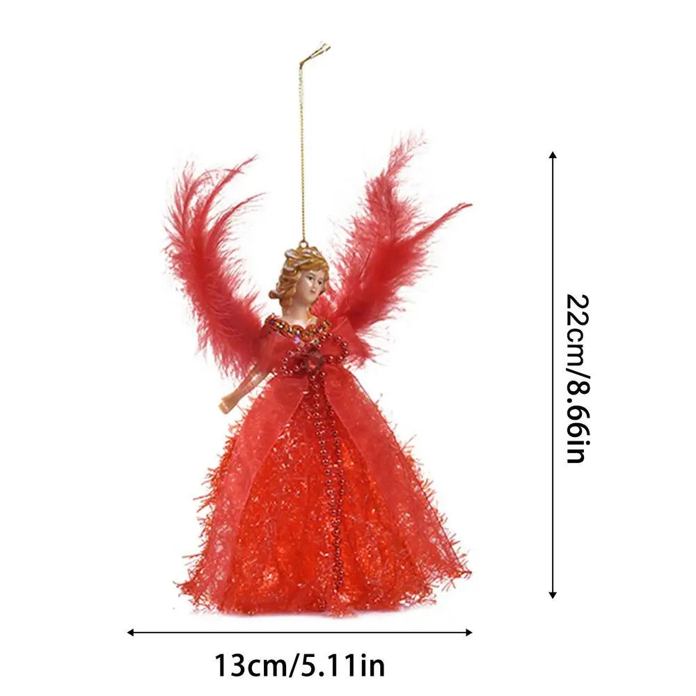 $10 christmas gifts 2025 Christmas Tree Pendant Hanging Ornaments 2025 New Year Gifts Christmas Plush Angel Dolls Decoration For Home Decorations
