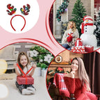$10 christmas gifts Lighted Christmas Headwear Cartoon Holiday Lighted Headbands Cute Christmas Costume Headwear Photography Fancy Headpieces For