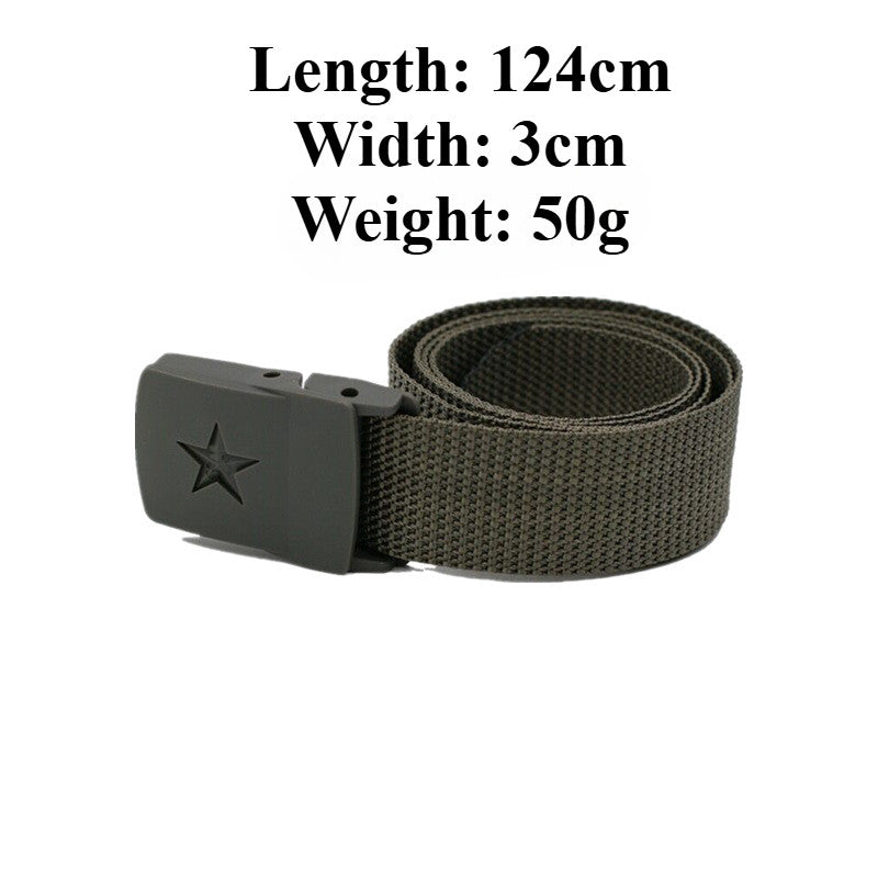 Woven Nylon Canvas Inner Belt for Men Women