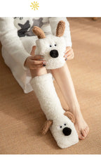 Kawaii Socks Adults Sleeping Socks Winter Snow Home Maternity Sock Leg Warmer Carpet Socks Slippers Funny Socks