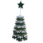 $10 christmas gifts Wooden Ornaments For Christmas Tree Multi-layer Wooden Christmas Tree Hangable Ornaments 3D Christmas Tree Decor Christmas