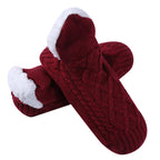 Winter Thermal Men's Slipper Socks Warm Short Cotton Thickened Soft Non-Slip Fuzzy Floor Socks for Home Sleeping Male Fluffy