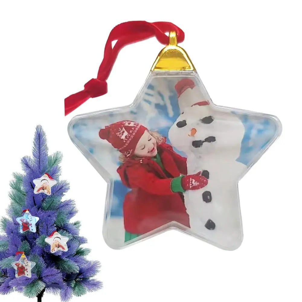 $10 christmas gifts Christmas Transparent Photo Ball Personalize DIY Photo Ball Ornaments DIY Christmas Tree Hanging Craft Ball Ornament Decor