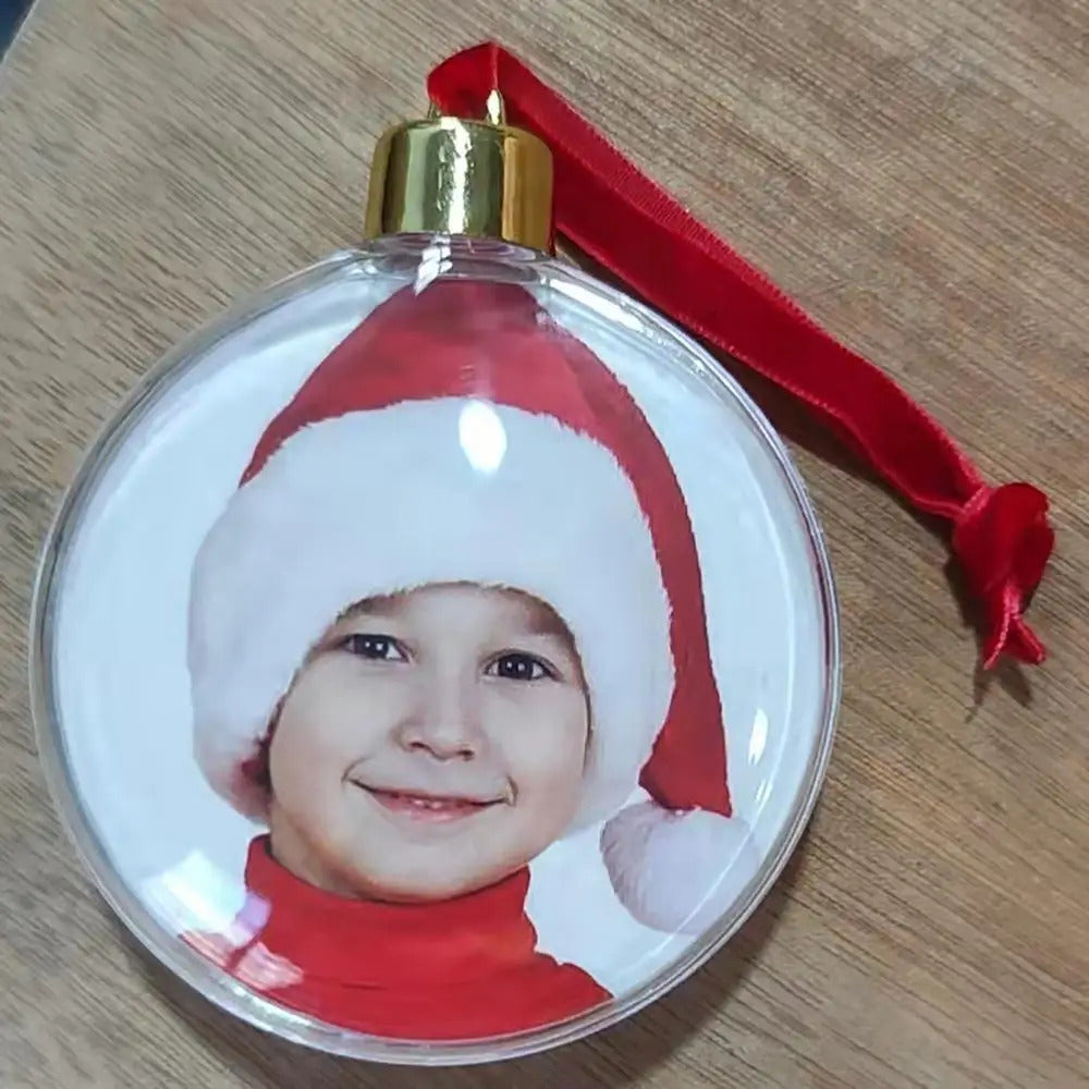 $10 christmas gifts Christmas Transparent Photo Ball Personalize DIY Photo Ball Ornaments DIY Christmas Tree Hanging Craft Ball Ornament Decor