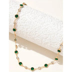 $10 christmas gifts  Rhinestone Decor Choker Necklace for Women,  Fashion Jewelry for Party, Daily Clothing Decor,