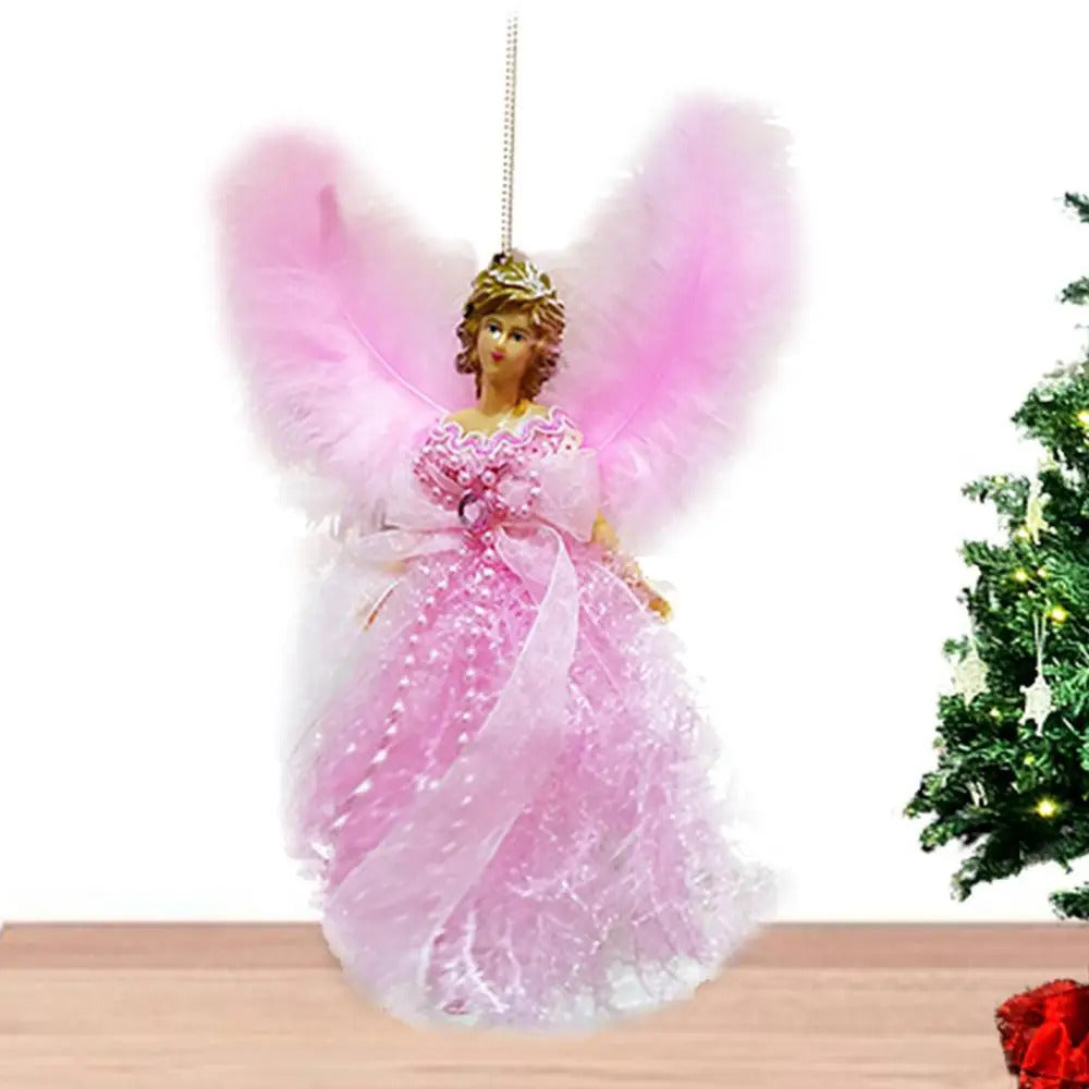 $10 christmas gifts 2025 Christmas Tree Pendant Hanging Ornaments 2025 New Year Gifts Christmas Plush Angel Dolls Decoration For Home Decorations