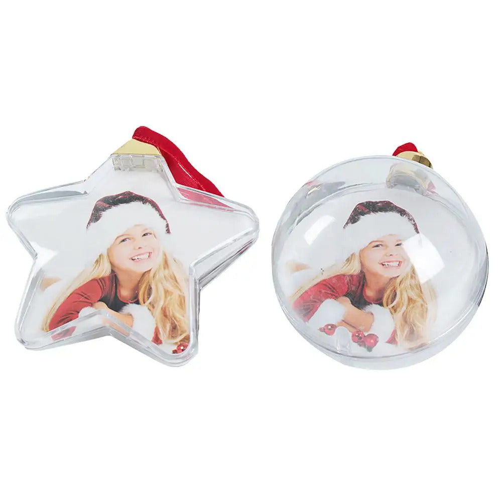 $10 christmas gifts Christmas Transparent Photo Ball Personalize DIY Photo Ball Ornaments DIY Christmas Tree Hanging Craft Ball Ornament Decor