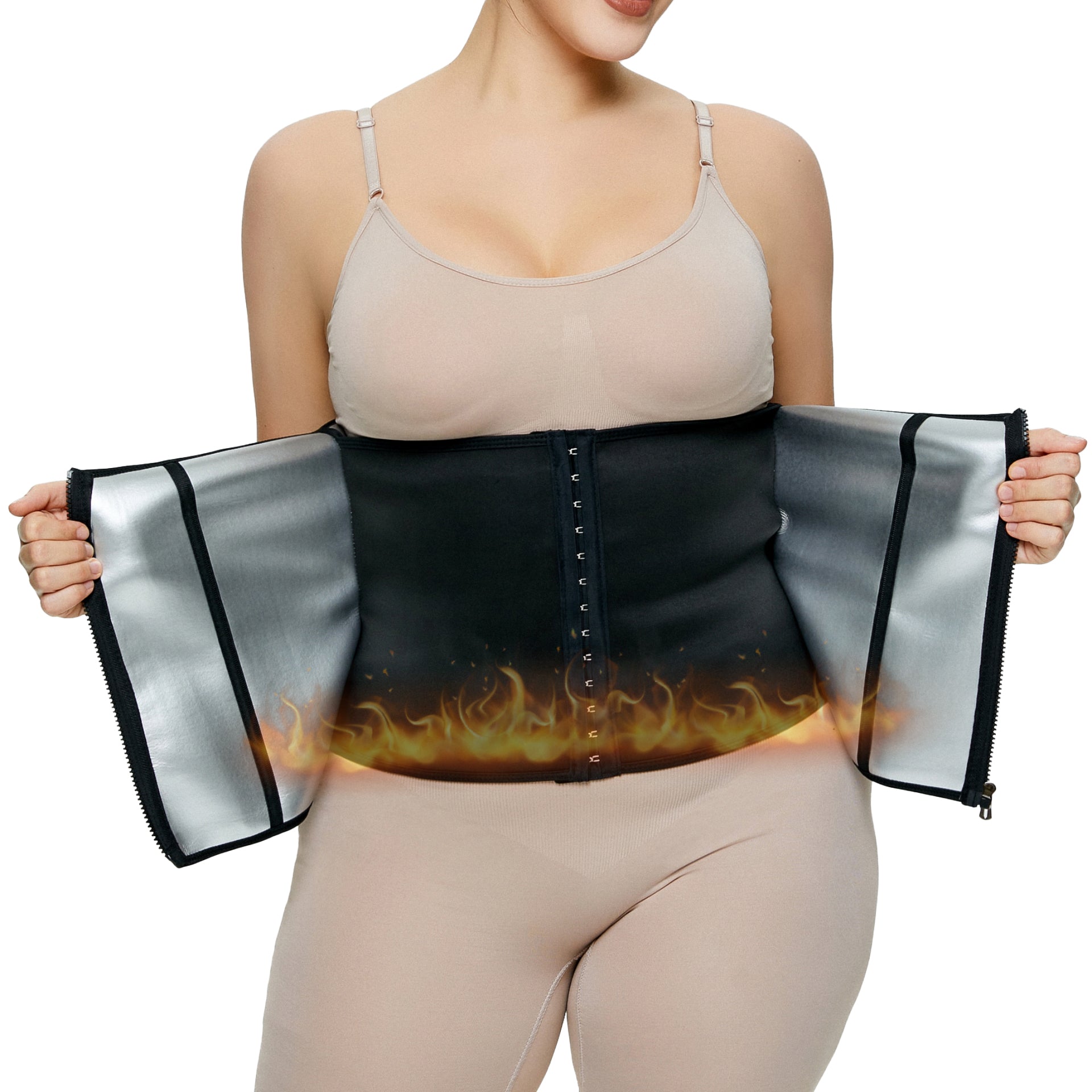 Compression Black Slim Belt for Women Shaper Weight Loss Ladies Fitness Waist Trainer Shaper