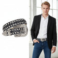 Floral Buckle Western Rhinestone Belt Man Designer BB Diamond Studded Leather Waist Belt Strap Cinturon De Diamantes