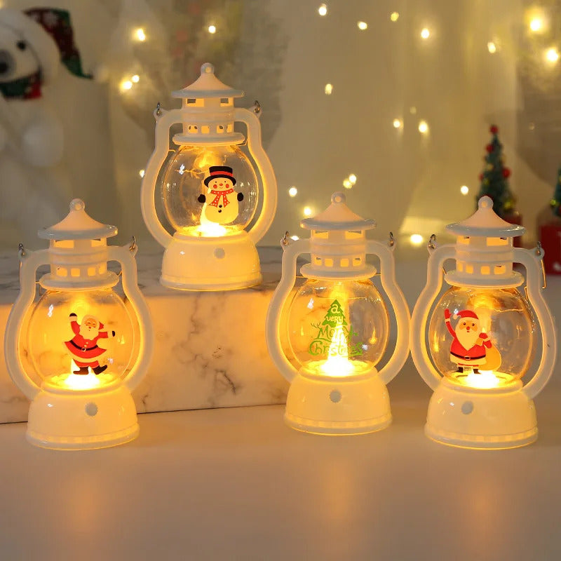 $10 christmas gifts Christmas portable small oil lamp Led light Christmas Decorations For Home Christmas Ornament Xmas Navidad Natal New Year 2025