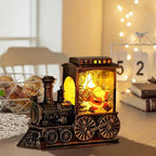 $10 christmas gifts Christmas Train Decor Light Up Retro Christmas Train Figurine Holiday Decor Battery-Operated LED Christmas Train For Parties