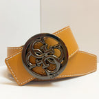 Fashion Luxury Belt High Quality Women Genuine Real Leather Dress Strap for Jeans Waistband