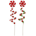 $10 christmas gifts Christmas Candy Cane Decorations Christmas Tree Decoration Red White Lollipop Decoration Curved Candy Christmas Tree Stems Decor