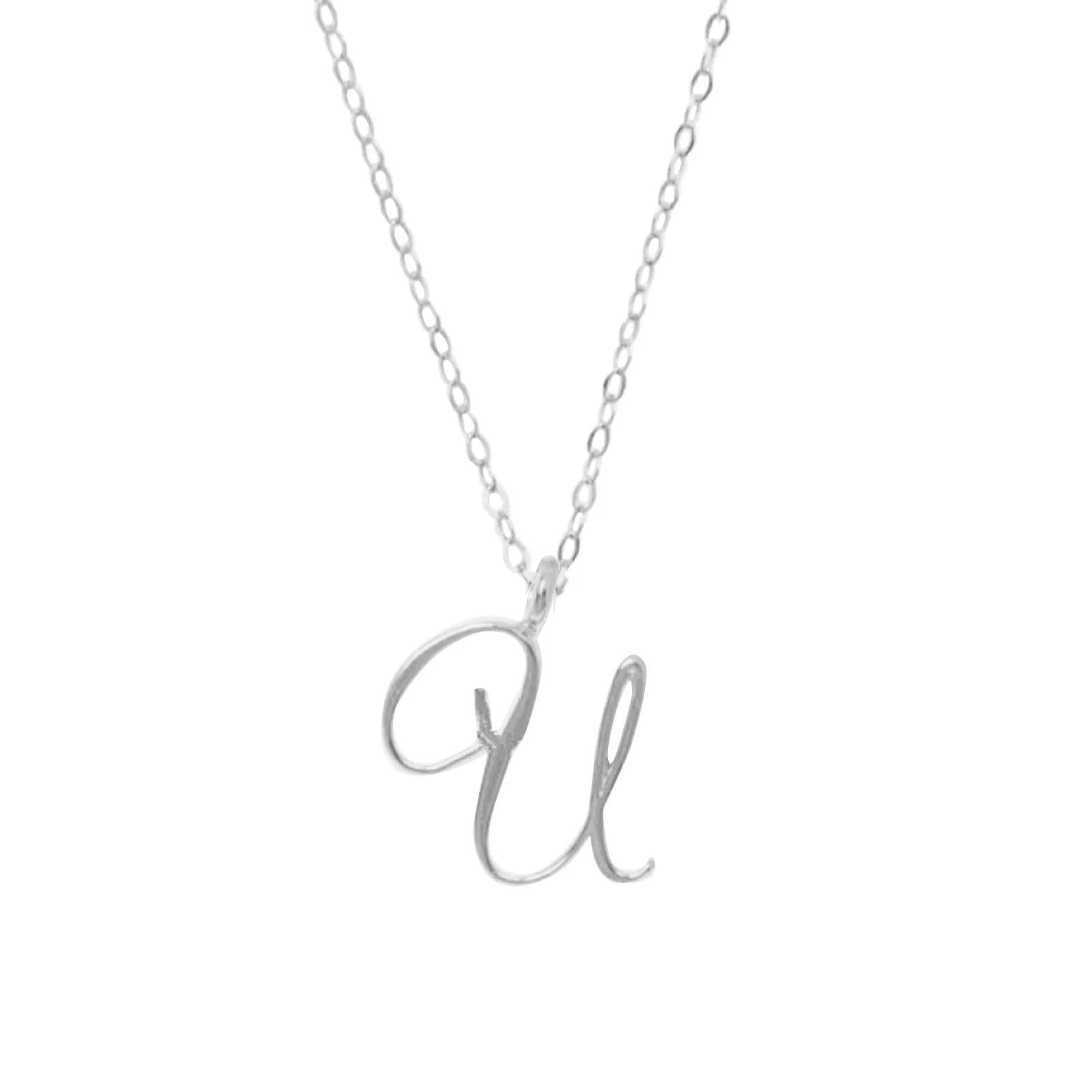 $10 christmas gifts Ladies Pendant Necklace Hundred Matching Clavicle Chain English 26 Classic Letter Home Diy Dainty Circle Necklaces Daily Decor