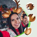 $10 christmas gifts Deer Antlers Headband Cute Reindeer Horns Ears Costume Accessories for Halloween Christmas Cosplay Costume Party Favors Supplies