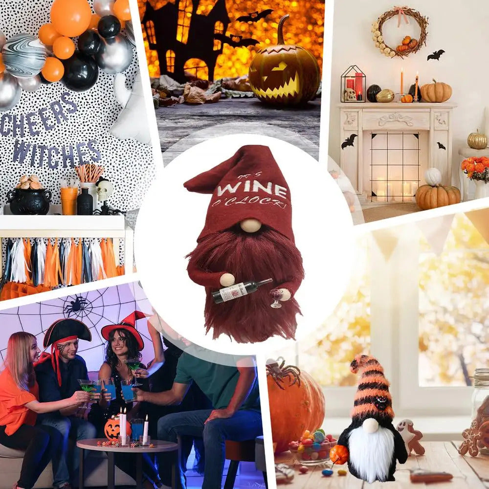 $10 christmas giftsS tuffed Gnomes 11.81-Inch Faceless Doll Swedish Tomte Plush Desktop Decor Halloween Dwarf Doll Cute Collectible Figurines for