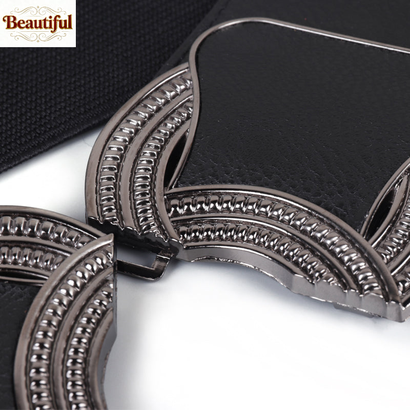 Fashion Embellish Gold Springy Belt Women Waist Corset Belt for Dress Corset Belt