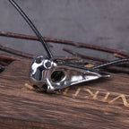 $20 christmas gifts Men Retro Crow Viking Pirate Pendant Necklace Stainless Steel Raven Neck Chain For Male Men's Berserk Rune Cool Fashion Jewelry