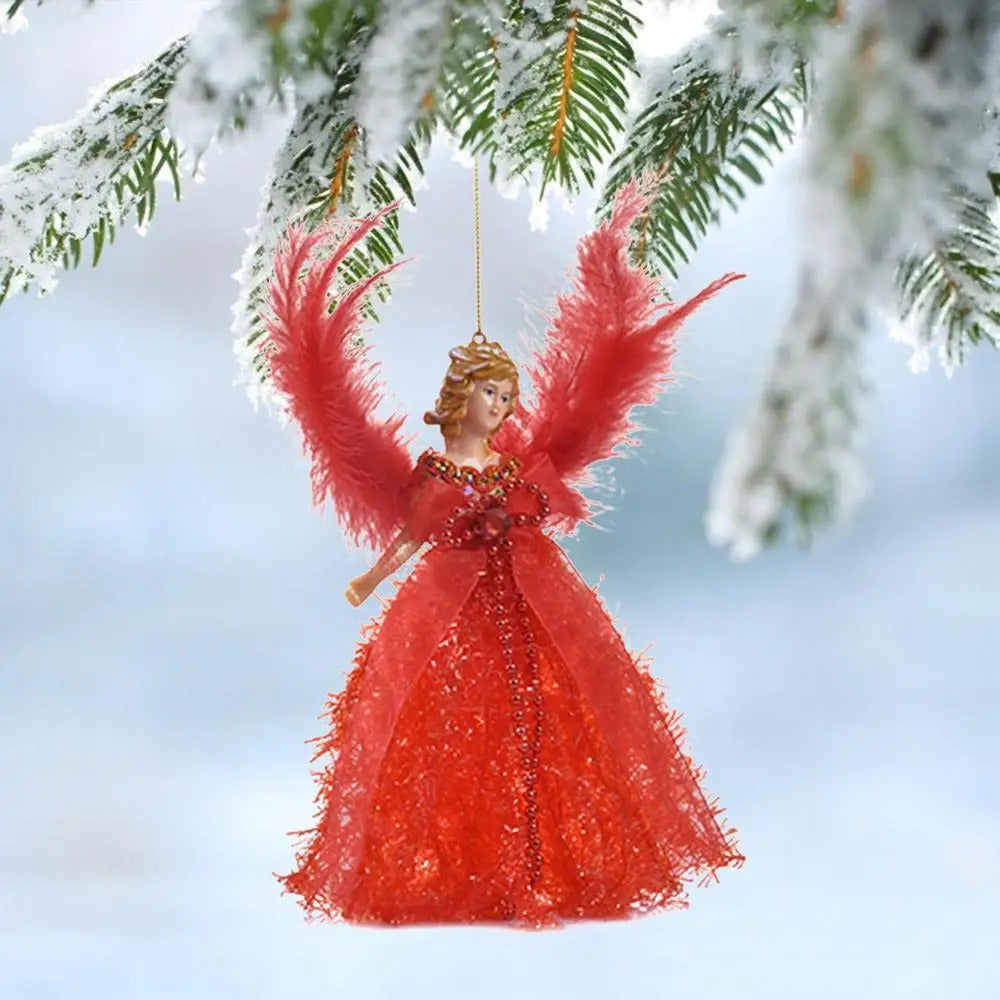 $10 christmas gifts 2025 Christmas Tree Pendant Hanging Ornaments 2025 New Year Gifts Christmas Plush Angel Dolls Decoration For Home Decorations
