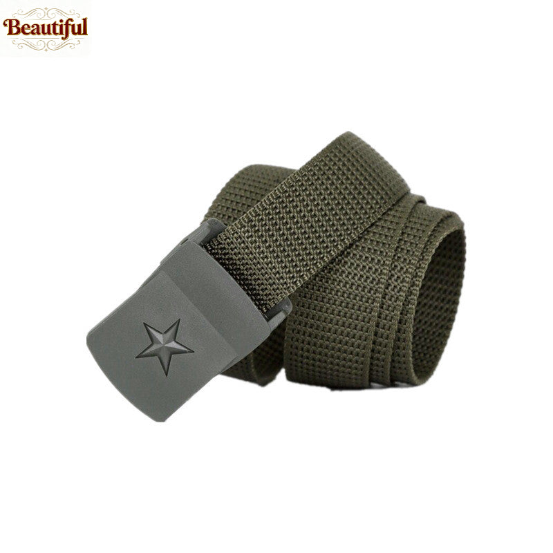 Woven Nylon Canvas Inner Belt for Men Women