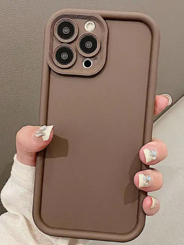 $10 christmas gifts Simple Solid Matte Anti Drop Soft Case Compatible With  iPhone15Promax Christmas Gift For Friends, Classmates Or Oneself