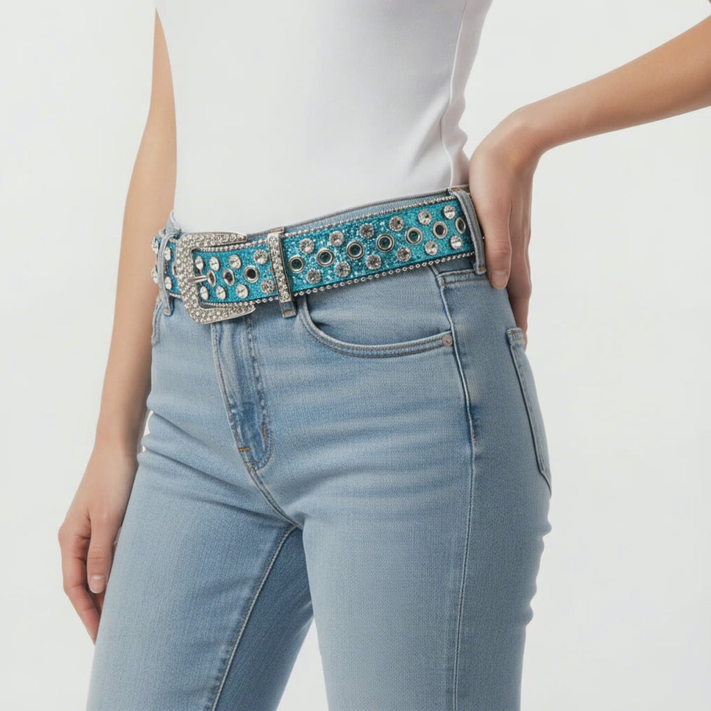diamond corset belt