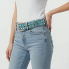 diamond corset belt
