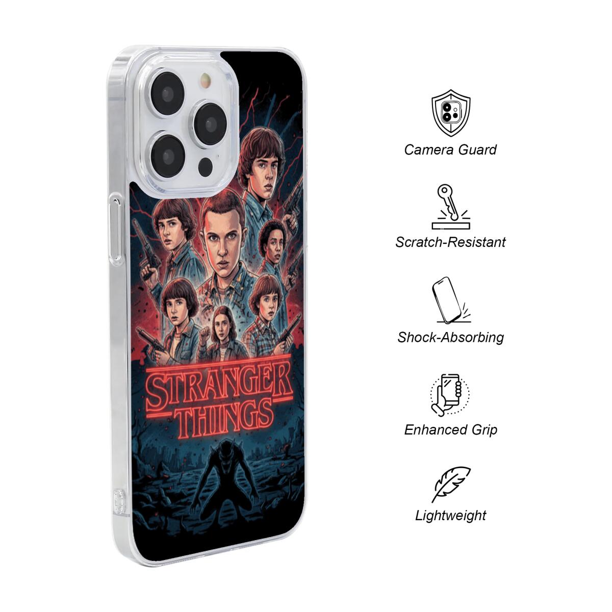 stranger things phone case，High-quality phone case for iPhone 14 Pro